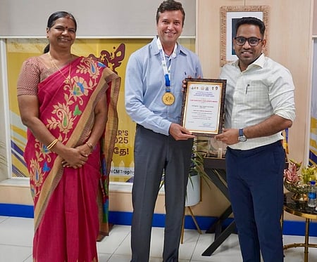 Tamil Nadu Surfing Association wins Chief Minister’s State Sports Award for Best Sports Organiser Award. Photo credit: