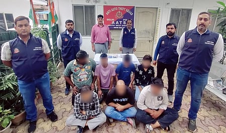 Delhi Police bust illegal gambling racket near railway line in Delhi Cantt, seven apprehended