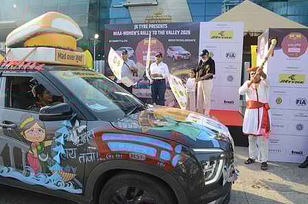 Western India Automobile Association (WIAA) Women’s Car Rally to Valley 2026 flags off from Mumbai with over 200 participants. Photo credit: WIAA