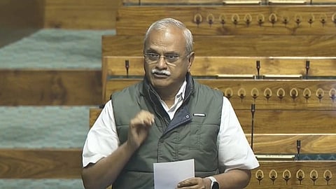 V. Vaithilingam speaking in the Lok Sabha