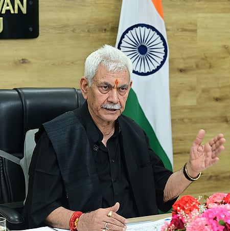 L-G Manoj Sinha reviews progress of