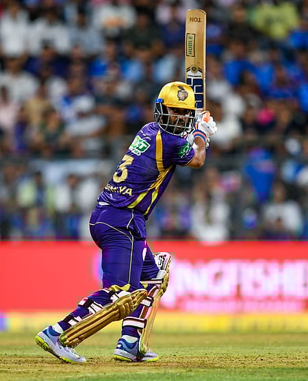 IPL 2026: Rahane, Raghuvanshi fifties power KKR to 220/4 against MI