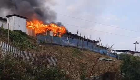 Mob torches NSCN-IM office in Manipur