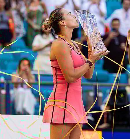 Sabalenka completes the Sunshine Double with Miami Open title