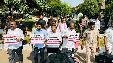 BRS MLCs suspended from Telangana Council for one day