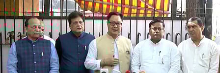 BJP approaches EC over Bengal polls; Rijiju claims democracy being ‘hijacked’ by TMC