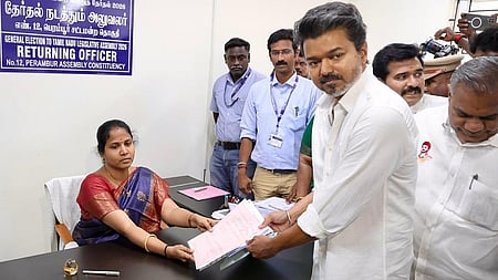 TN polls: Vijay files nomination from Perambur amid massive public presence