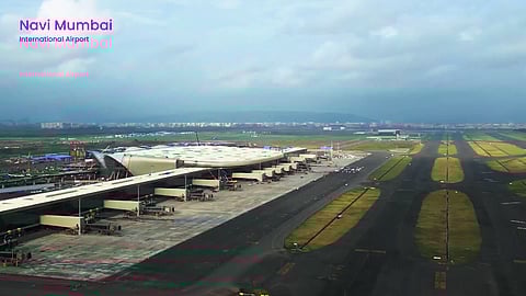 Aerial view of Navi Mumbai Airport