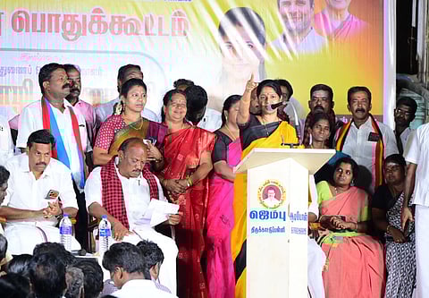 Tamil Nadu Elections 2026: Kanimozhi campaigns for DMK in Thiruvaiyaru, April 19, 2026