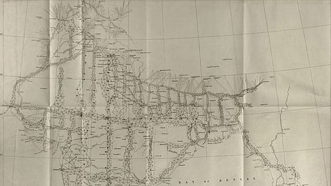 Map created during the Great Trigonometrical Survey of India of 1802? 