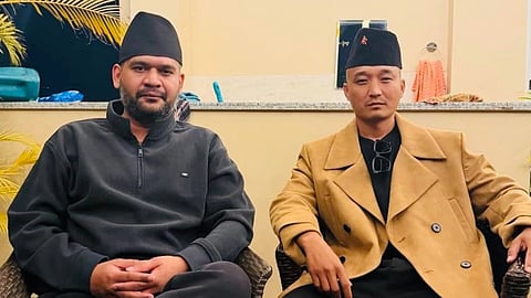 Sudhan Gurung announcing resignation amid controversy over alleged money laundering and financial misconduct in Nepal