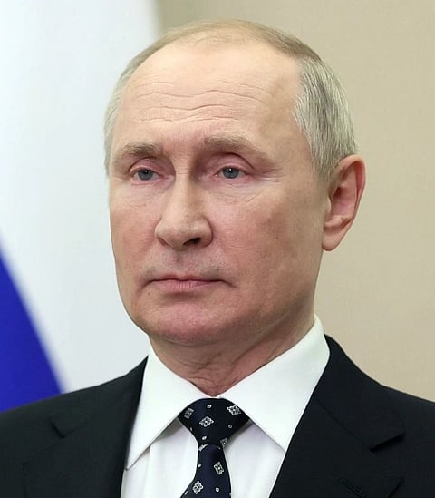 A picture of Russian President Vladimir Putin
