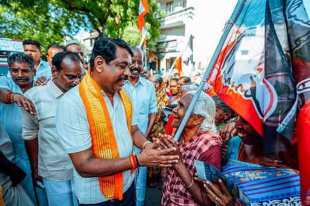 BJP heavyweights trail as TVK surge reshapes Tamil Nadu election trends