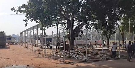 Bihar cabinet expansion on May 7; preparations at Gandhi Maidan in full swing