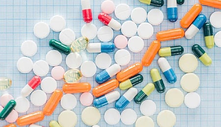 Images of different capsules and tablets