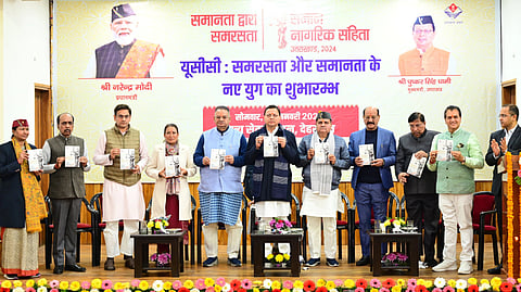Pushkar Singh Dhami presents the Uniform Civil Code (UCC)