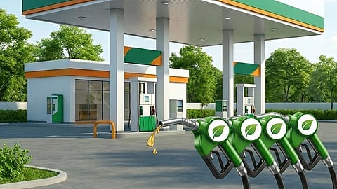 graphic by BIS showing green fuel