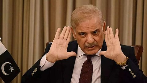 photograph of Pakistan PM Shehbaz Sharif