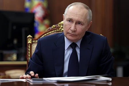 This is an image of Russia's President Vladimir Putin.