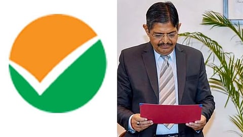 In the image on the right side NTA logo is shown and on the left side Pradeep Kumar Joshi is shown