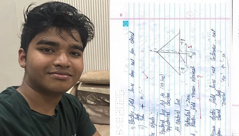 A class 12th student, Vedant has shared on his X handle that he recieved a wrong answer sheet of Physics by the CBSE and also another student's answer sheet was marked under his roll number.