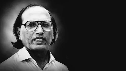 Portrait of legendary Urdu poet Bashir Badr known for his iconic ghazals and shayari