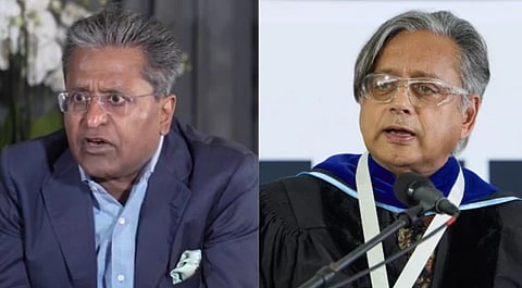 Image of Lalit Modi(left) and Shashi Tharoor (right). 