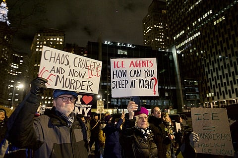 protestors against ICE