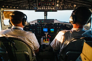Representative photo of a commercial pilot