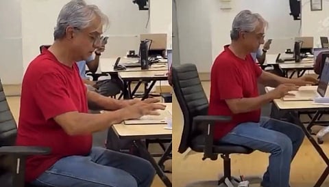 Startup founder said in the viral video that hiring a 64-year-old intern was one of the best decisions his company has made.
