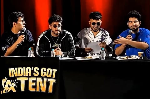 Samay Raina during an episode of India’s Got Latent that has sparked renewed online criticism