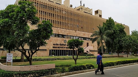 The IIT Delhi campus is shown