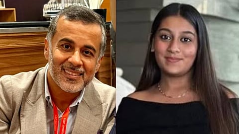 Image of Chetan Bhagat (left) and SIya Goyal (right) main accused in the murder of Ketan Agarwal