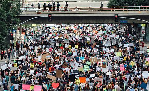 Protest on the streets