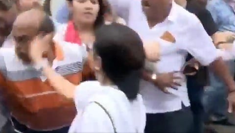 Mamata Banerjee said that the protest was held over the rape and murder of an 12-year-old girl in Baruipur, West Bengal.