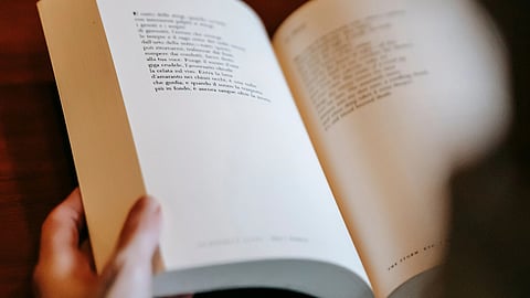 In the image a book is shown identifying the literature