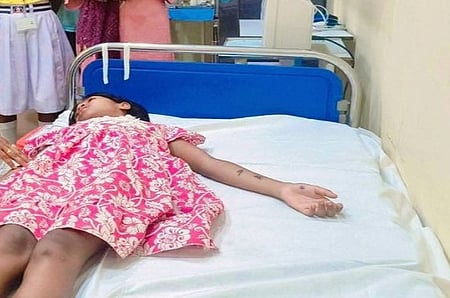 People hospitalised after suspected food poisoning from golgappas sold by a street vendor in Polai Khurd village, Kota district, Rajasthan