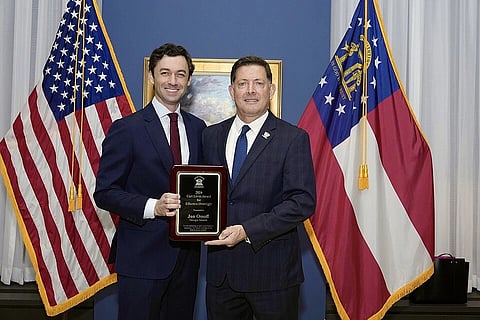 This is an image of Sen. Jon Ossoff.