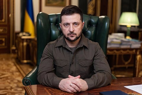 This is an image of Ukraine President Volodymyr Zelenskyy.