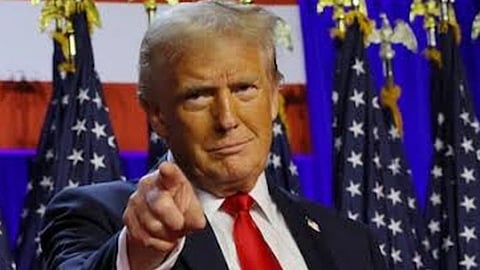 In the image Donald Trump is shown