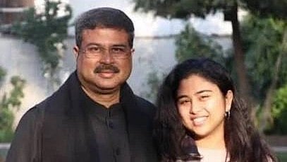 Naimisha Pradhan, daughter of Union Education Minister Dharmendra Pradhan, amid online backlash linked to the NEET paper leak protests