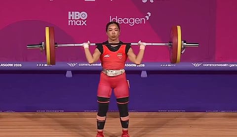 Mirabai Chanu won a gold medal in the women's 48kg weightlifting category to secure a historic third consecutive Commonwealth Games title.