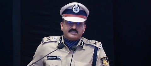 This is an image of CRPF chief Gyanendra Pratap Singh.