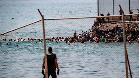 People in ocean
