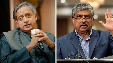 Shashi Tharoor and Nandan Nilekani