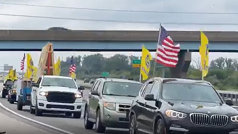 SFJ's five-mile long pro-khalistan convoy in America.