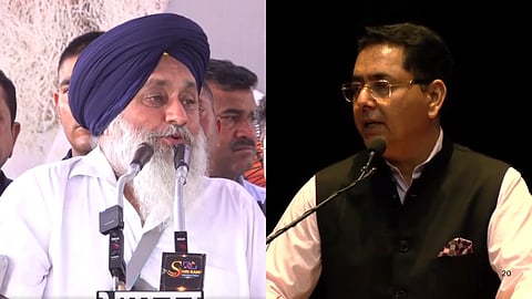 SAD president Sukhbir Singh Badal and AAP Punjab president Aman Arora traded political attacks 