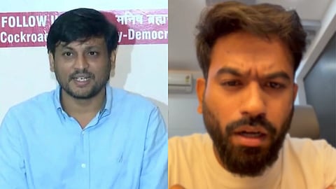 In the image on the left side Manish Brahmbhatt is shown and on the right side Abhijeet Dipke is shown