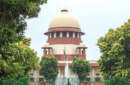 In the image Supreme court of India is shown