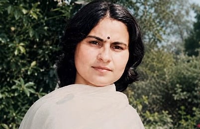 Image of a Kashmiri Hindu Nurse Sarla Bhat who was raped and murdered by JKLF militants.